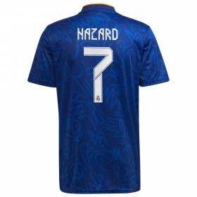 Fußballtrikots Real Madrid Eden Hazard 7 2021-2022 Kurzarm Auswärts-trikot kaufen